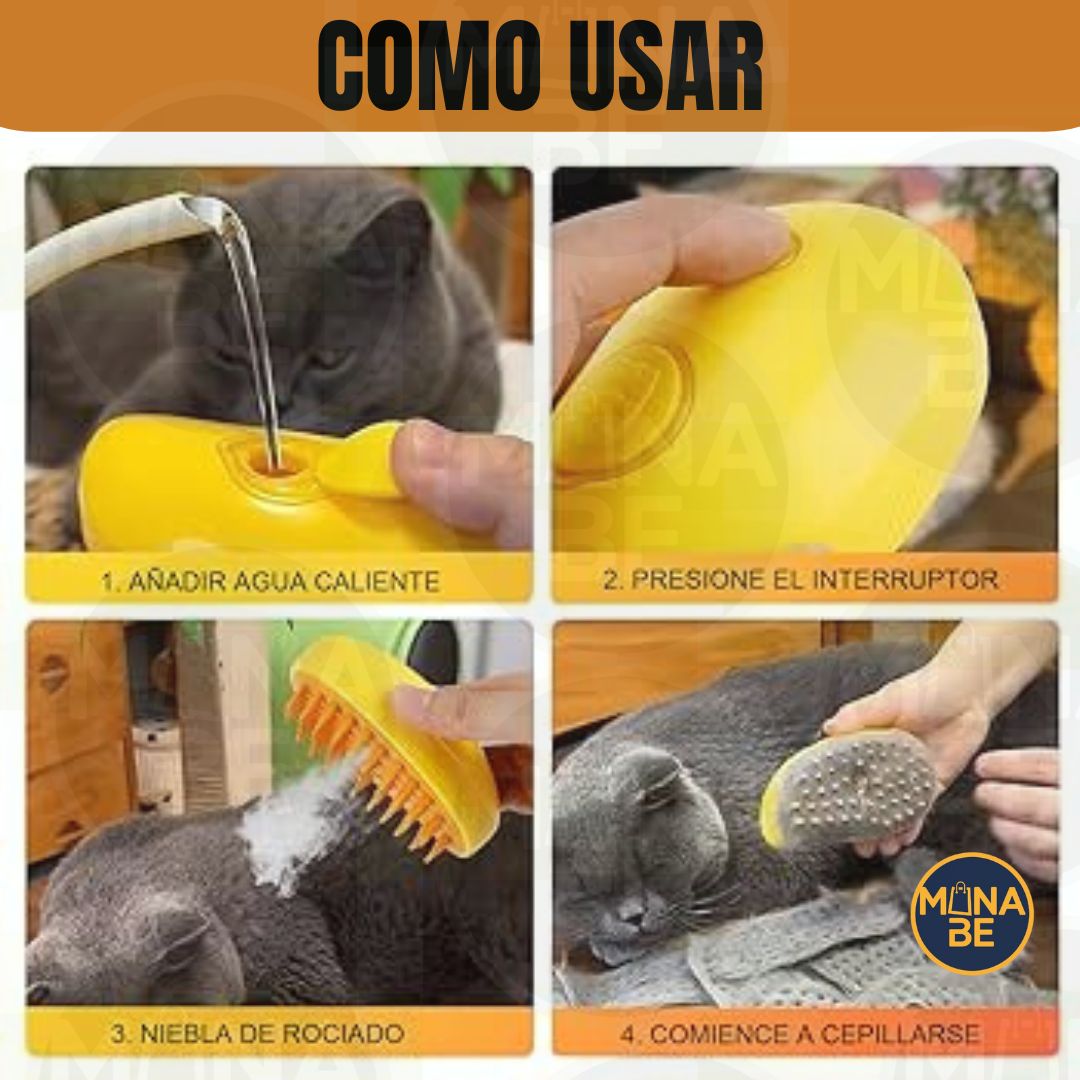 CEPILLO A VAPOR PARA MASCOTAS™