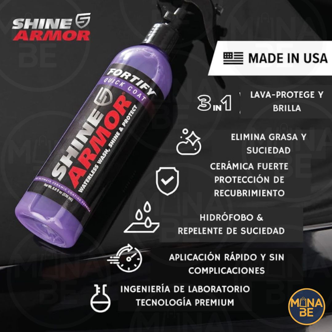 LIMPIADORA DE CARRO  RENOVA CARS - SHINNE ARMOR + PAÑO™
